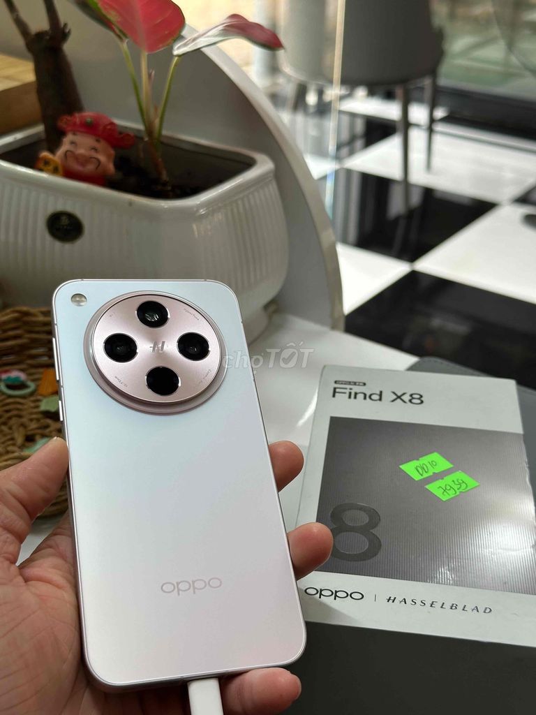 Oppo Find X8 12/256GB Trắng hồng fullbox bán. Mua bán Điện thoại tại Thành phố Đồng Xoài Bình Phước được đăng bởi Hoàng hải hình 1