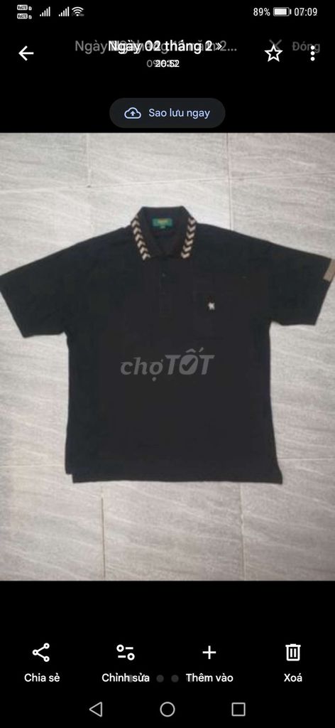 Áo polo Kenzo Golf 04 Paris00s Đen Tuyền form L. Mua bán Quần áo tại Quận Gò Vấp Tp Hồ Chí Minh được đăng bởi Hàng 2handsgood hình 1