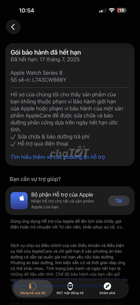 Apple Watch Series 8 45mm Vàng Thép. Mua bán Thiết bị đeo thông minh tại Thành phố Vĩnh Yên Vĩnh Phúc được đăng bởi Đặng Tình hình 1