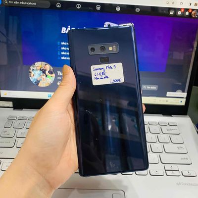 Samsung Note 9 xanh ram 6/128G máy 97%, màn ám nhẹ