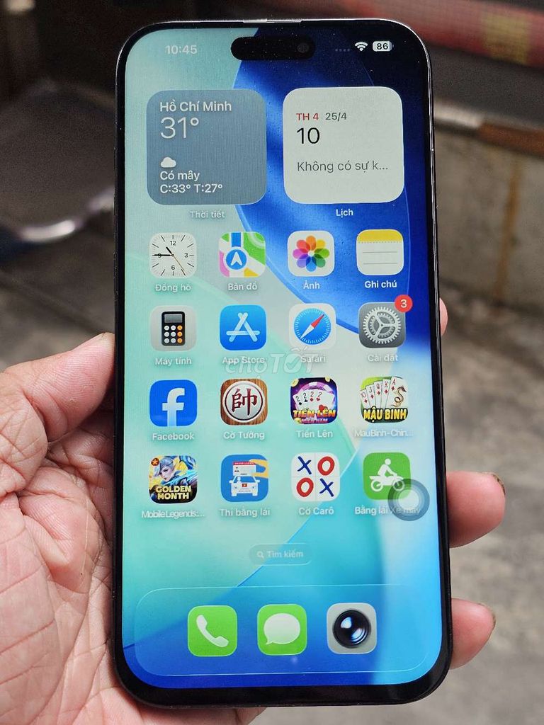 iPhone 16 Pro Max 256GB lướt web treo game . Mua bán Điện thoại tại Quận 8 Tp Hồ Chí Minh được đăng bởi Thiên Hòa mobile  hình 1