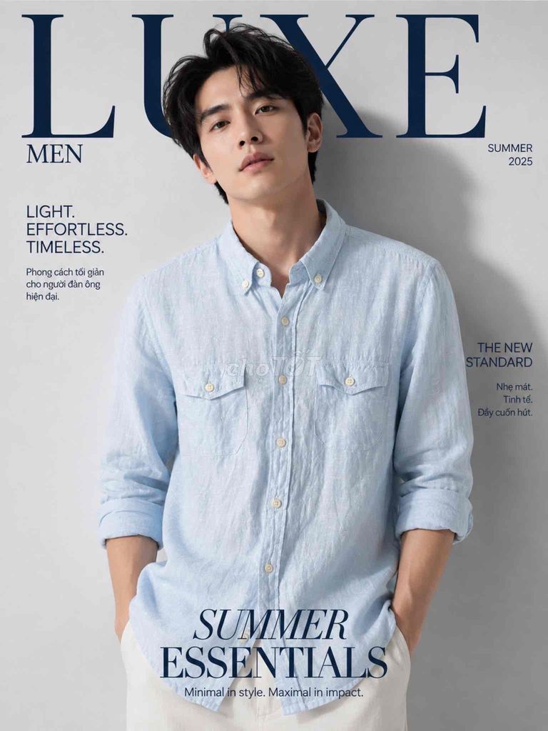 Áo sơ mi nam Linen Hàn Quốc size M. Mua bán Quần áo tại Huyện Hàm Tân Bình Thuận được đăng bởi 2hand LCT hình 1