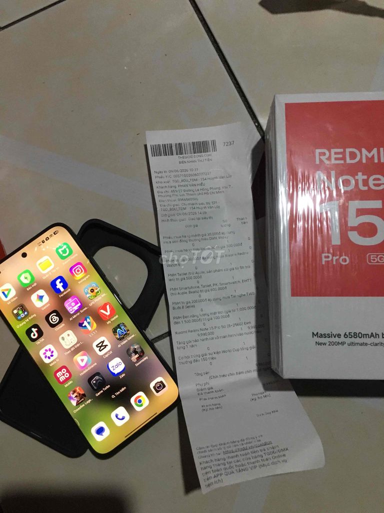 Xiaomi Redmi Note 15 Pro Đen. Mua bán Điện thoại tại Thành phố Trà Vinh Trà Vinh được đăng bởi Phan Văn Hiểu hình 1