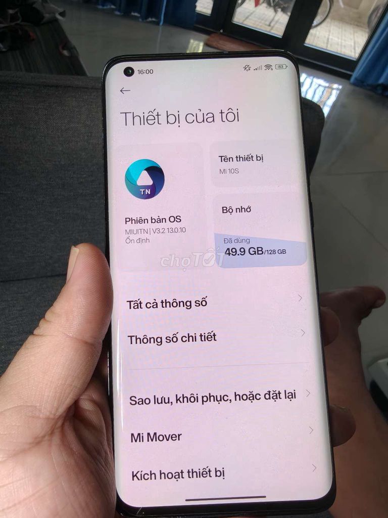 Xiaomi Mi 10S 128GB Đen. Mua bán Điện thoại tại Thị xã Tân Uyên Bình Dương được đăng bởi Chanyeol  hình 1