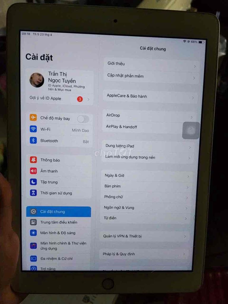 Apple iPad Gen 6 32GB Bạc. Mua bán Máy tính bảng tại Huyện Chợ Lách Bến Tre được đăng bởi Trần Ngọc Tuyền hình 1