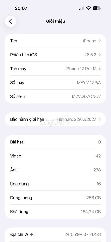 Apple iPhone 17 Pro Max 256GB Bạc. Mua bán Điện thoại tại Huyện Đam Rông Lâm Đồng được đăng bởi Đỗ Phạm Đức Hiếu hình 1