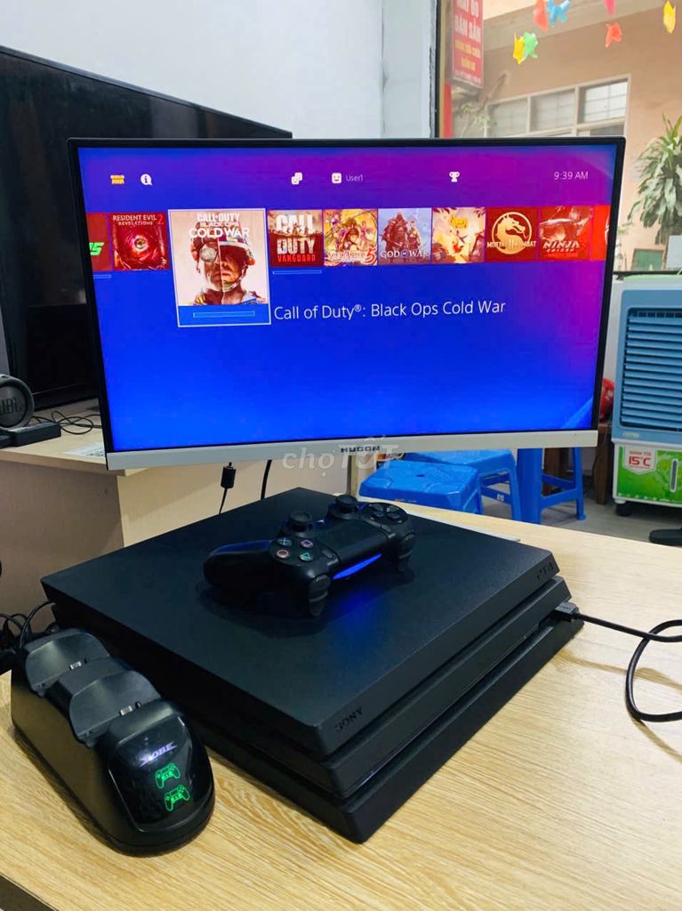 MÁY CHƠI GAME PS4 PRO 1TB 4K HACK MODEL 7218B ĐẸP