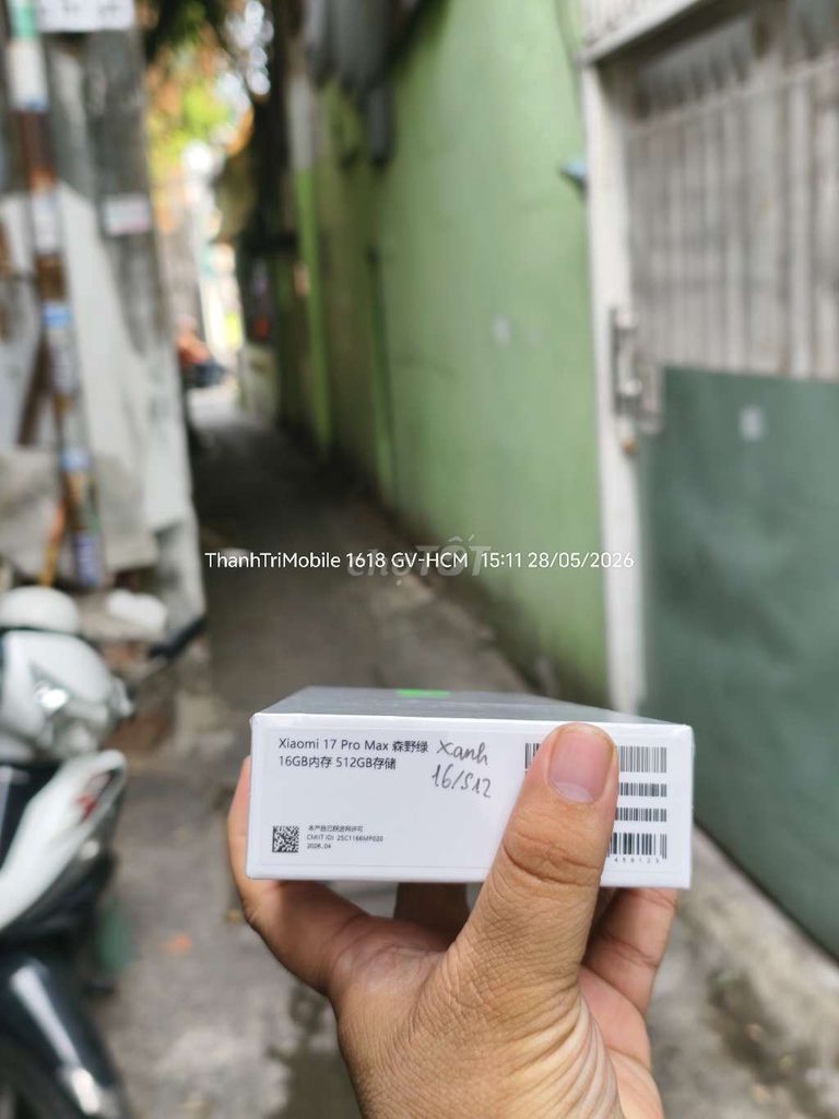 Xiaomi Mi 17 Pro Max 16/512GB Xanh-Tím newseal. Mua bán Điện thoại tại Quận Gò Vấp Tp Hồ Chí Minh được đăng bởi Thanh Tri hình 1