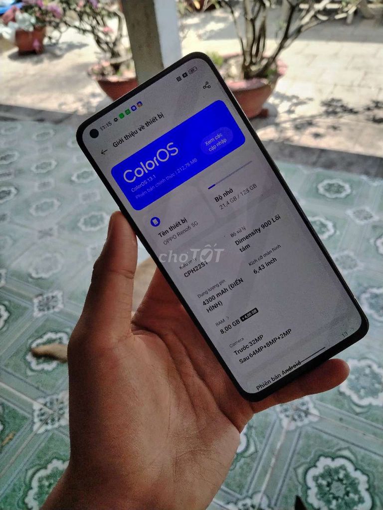 Oppo Reno 6 5G 128GB Đen. Mua bán Điện thoại tại Quận Bình Thạnh Tp Hồ Chí Minh được đăng bởi doanh hình 1