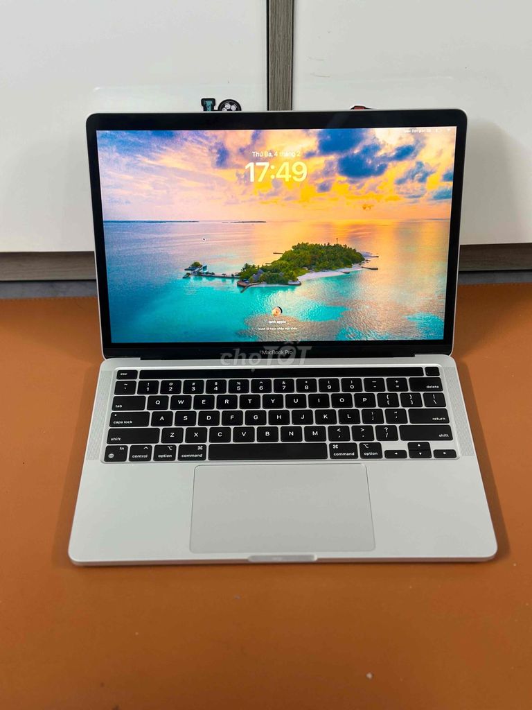 Macbook pro M1 13' silver Ram 16/256GB Pin 92%