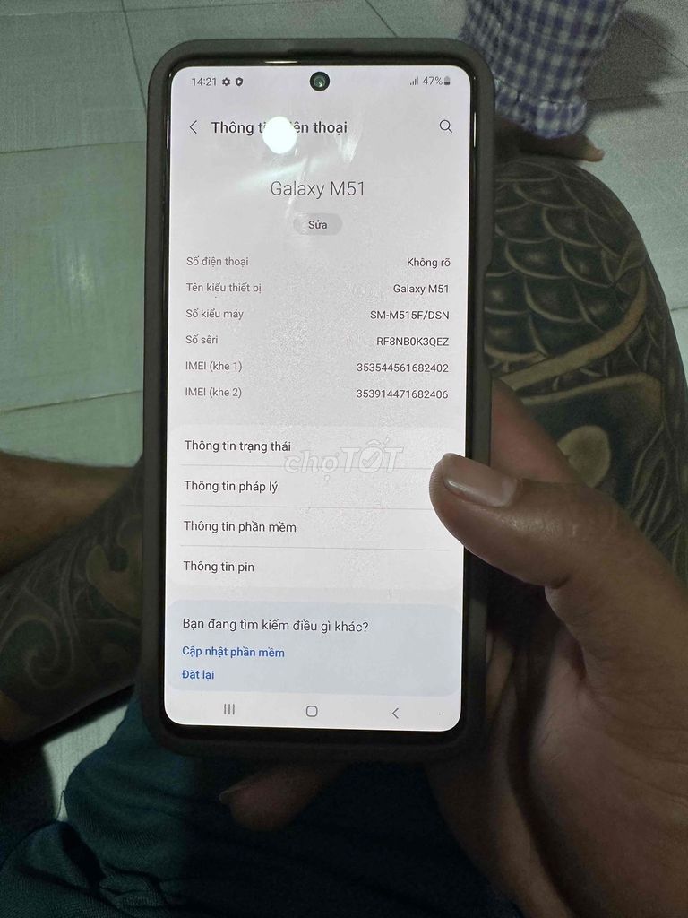 Samsung Galaxy M51 8GB Nâu. Mua bán Điện thoại tại Quận Bình Tân Tp Hồ Chí Minh được đăng bởi Nguyễn Thanh Phước hình 1