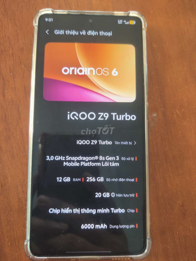 iQOO Z9 Turbo Đen 12GB/256GB. Mua bán Điện thoại tại Thành phố Pleiku Gia Lai được đăng bởi Hh hình 1