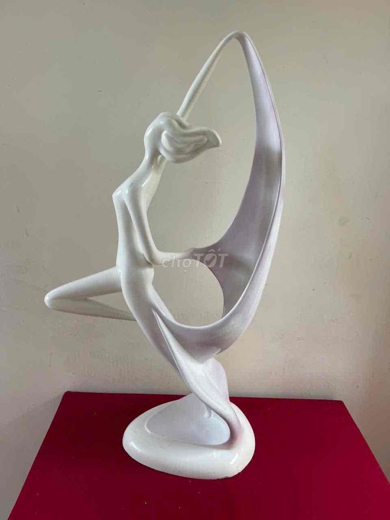 Tượng nghệ thuật Tinh khôi - Hàng cũ - Cao ~ 1m. Mua bán Đồ sưu tầm, đồ cổ tại Quận Hoàng Mai Hà Nội được đăng bởi Nam Đồ Xưa hình 1