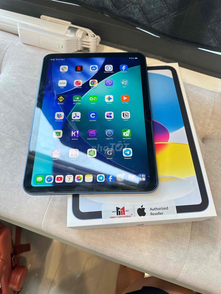 Ipad A16, 128gb, 7 lần sạc, Bh 2/2026, Tặng ốp. Mua bán Máy tính bảng tại Thành phố Thủ Đức Tp Hồ Chí Minh được đăng bởi Anh Phong  hình 1