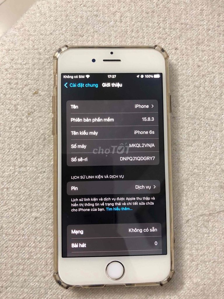 Iphone 6s mvt có fix giá