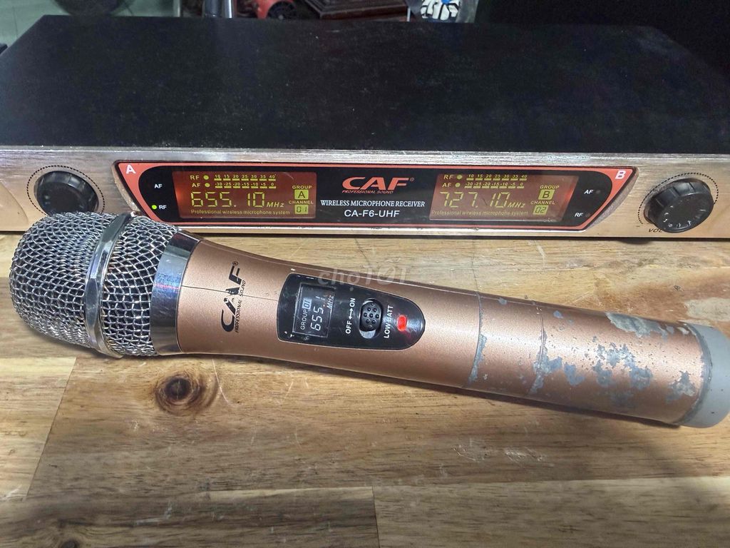 Micro không dây CAF CA-F6-UHF. Mua bán Tivi, Âm thanh tại Quận Bình Thạnh Tp Hồ Chí Minh được đăng bởi Đam mê âm thanh chán thì bán hình 1