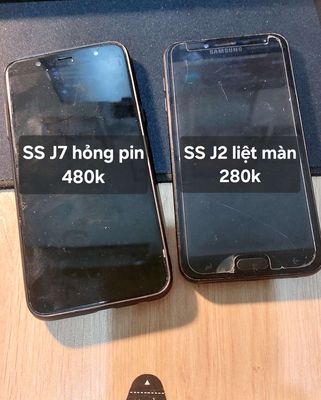 Samsung J8 hỏng pin và J2 hỏng màn giá xác