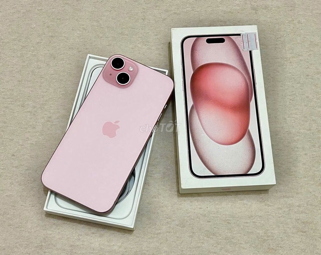 iPhone 15 Plus Hồng 128Gb VN BH T06.2025