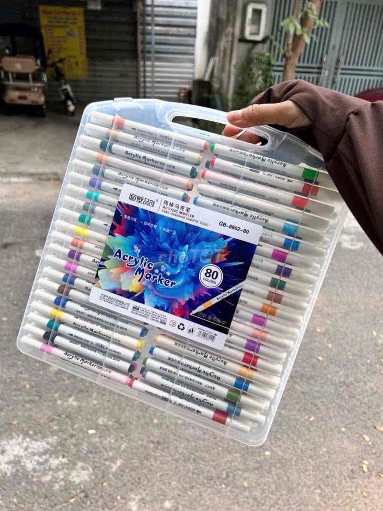 Bút Acrylic 80 màu Nhựa Đa màu. Mua bán Sở thích khác tại Thị xã Tân Uyên Bình Dương được đăng bởi Trần Ngọc Phước hình 1
