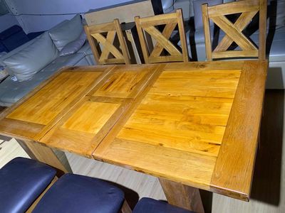 bàn ăn 6 ghế gỗ tự nhiên. Mua bán Bàn ghế tại Quận Bình Tân Tp Hồ Chí Minh được đăng bởi HÀNG THANH LÝ NỘI THẤT 268
