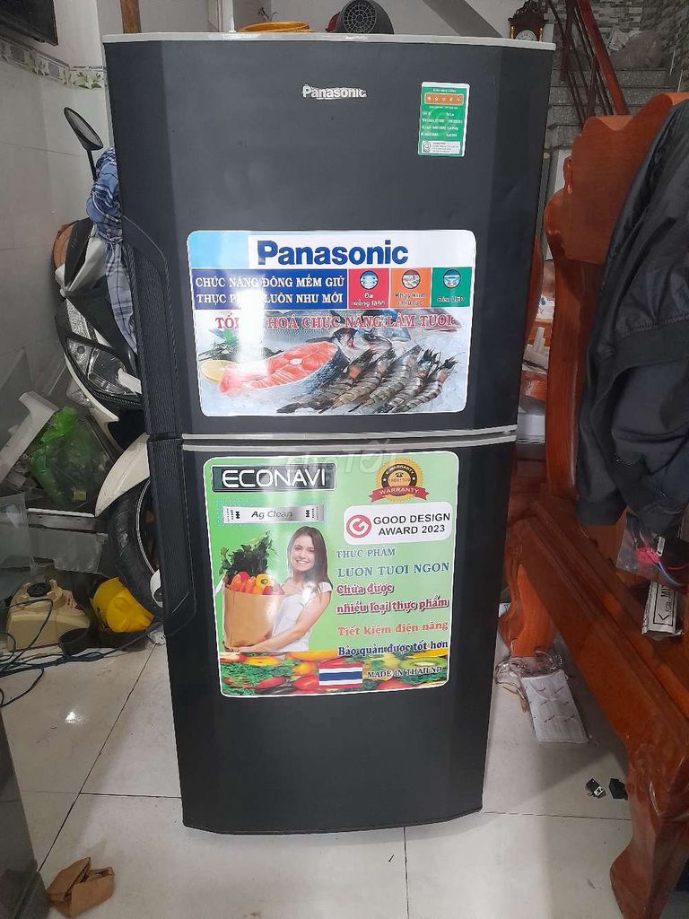 Thanh lý tủ lạnh PANASONIC 150L NGĂN ĐÁ RỘNG ĐẸP.