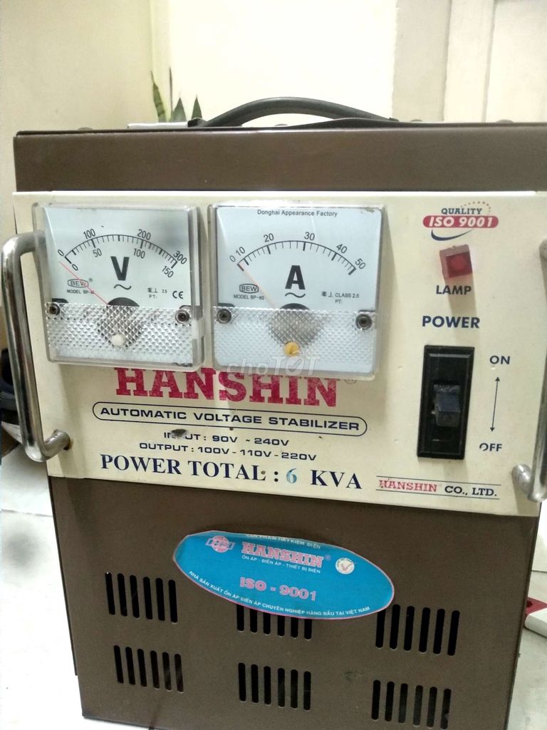 0942474392 - Ổn áp Hanshin 6kva