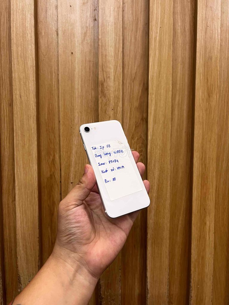Apple iPhone SE 2 128GB Trắng Nguyên bản. Mua bán Điện thoại tại Quận Đống Đa Hà Nội được đăng bởi  HT Mobie Trả góp nợ xáu bao duyệt hình 1