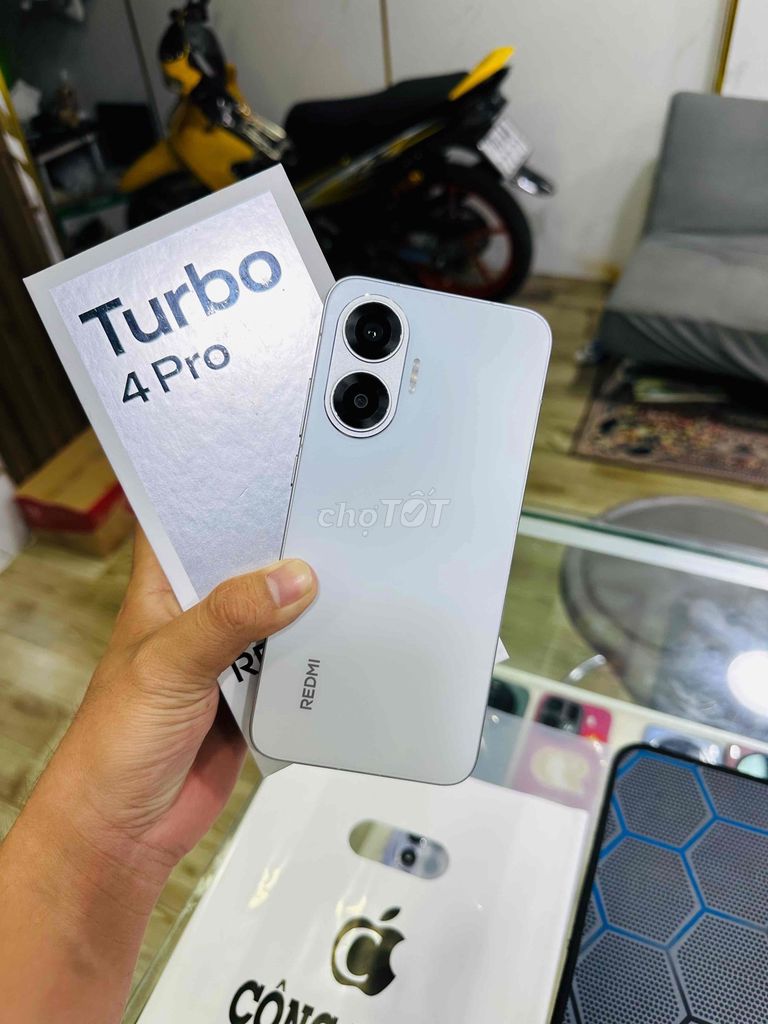 Xiaomi Redmi Turbo 4 Pro 12GB/256GB Trắng. Mua bán Điện thoại tại Thành phố Tây Ninh Tây Ninh được đăng bởi Công Minh Mobile hình 1