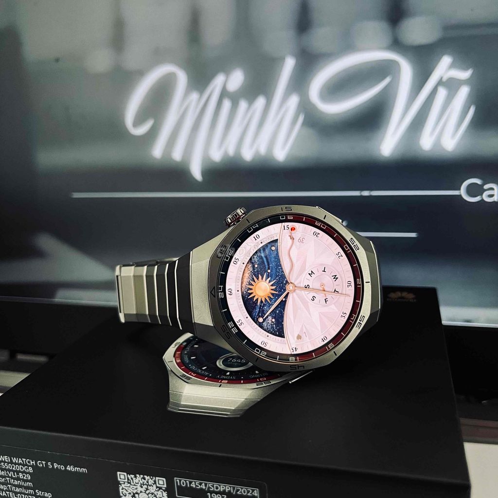 Huawei Watch GT 5 Pro Titanium Bạc. Mua bán Thiết bị đeo thông minh tại Quận Gò Vấp Tp Hồ Chí Minh được đăng bởi Cao An Vũ hình 1