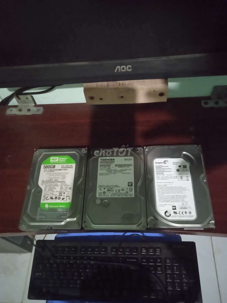 Ổ cứng 3.5 inch 500GB đã sử dụng. Mua bán Linh kiện (RAM, Card...) tại Thành phố Thủ Dầu Một Bình Dương được đăng bởi Phạm Đức Huy hình 1