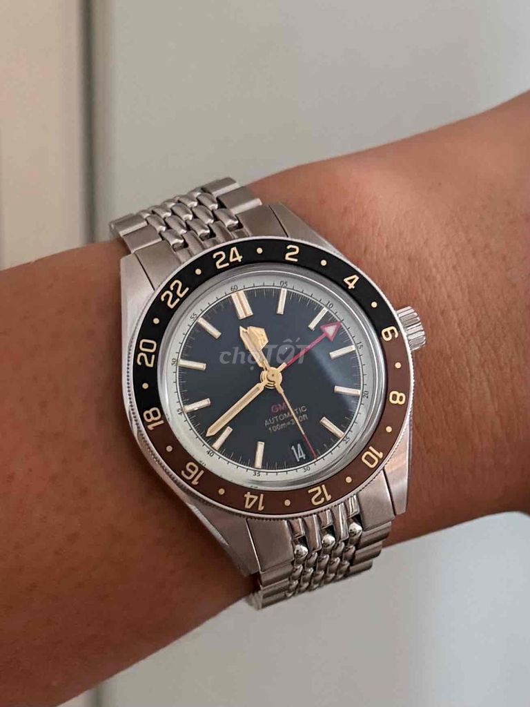 Đồng hồ San Martin GMT Rootbeer 39mm Thép không gỉ. Mua bán Đồng hồ tại Quận Gò Vấp Tp Hồ Chí Minh được đăng bởi NGUYEN ANH QUYEN hình 1