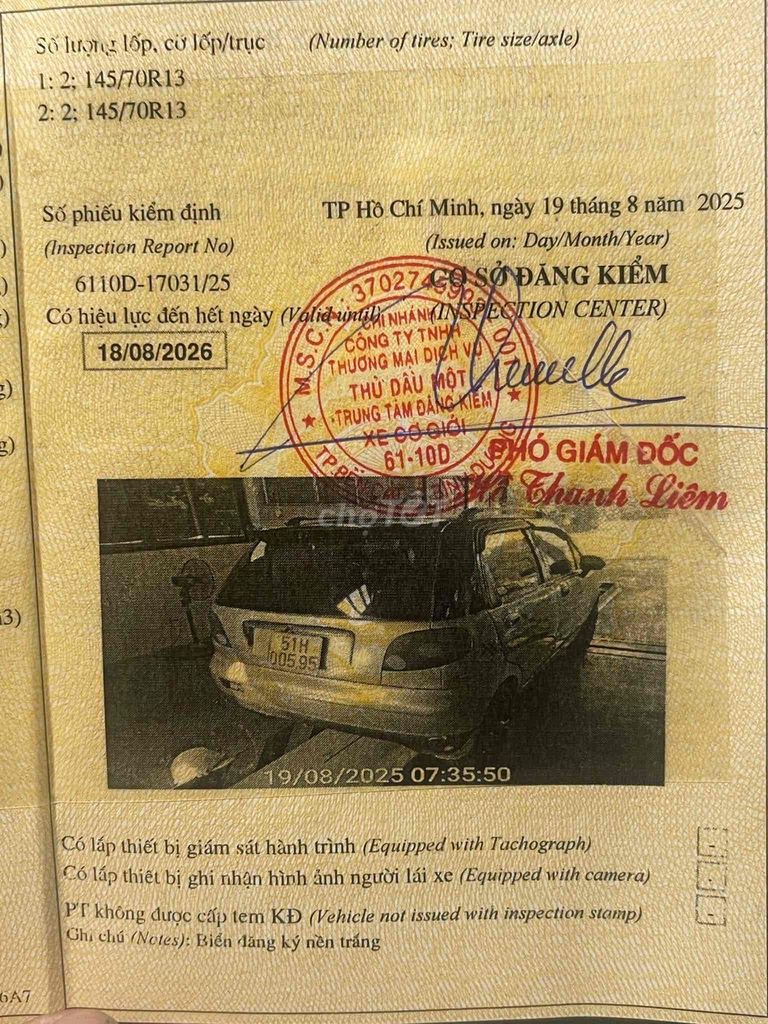 Daewoo Matiz 2008 SE color 0.8 MT - 70000 km. Mua bán Ô tô tại Thị xã Bến Cát Bình Dương được đăng bởi pham hoang hình 13