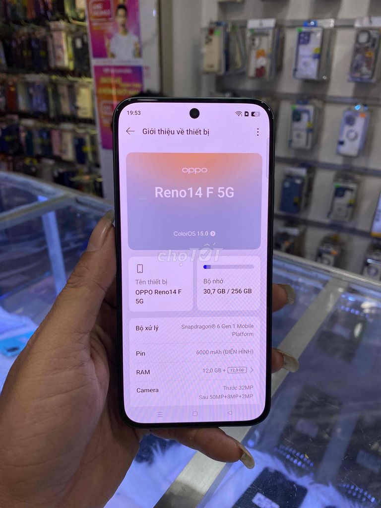 Oppo Reno14 F 5G 256GB Xanh lá. Mua bán Điện thoại tại Quận Cái Răng Cần Thơ được đăng bởi Hân Hân Mobile hình 1