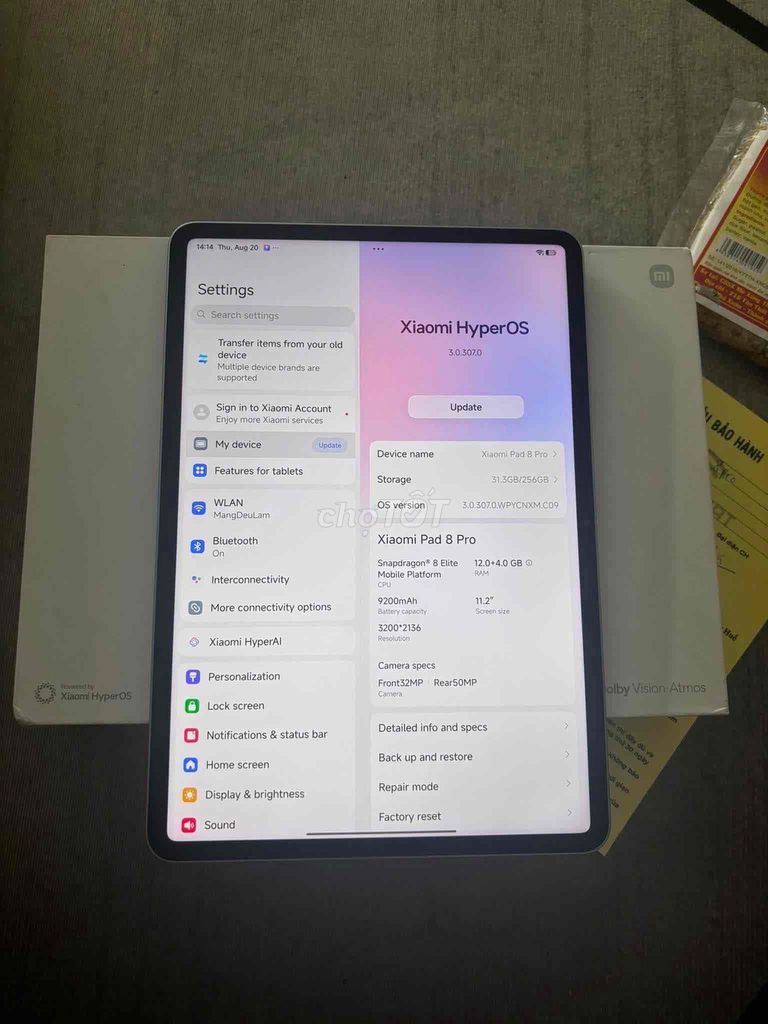 Xiaomi pad 8 pro 12/256. Mua bán Máy tính bảng tại Quận Đống Đa Hà Nội được đăng bởi Long hình 1