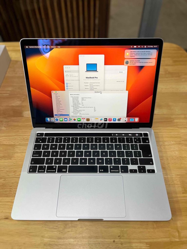 Macbook Pro 2020 i5 Ram 16GB ssd 512GB. Mua bán Laptop tại Quận Sơn Trà Đà Nẵng được đăng bởi BƠ BƯ Macbook Cũ hình 1