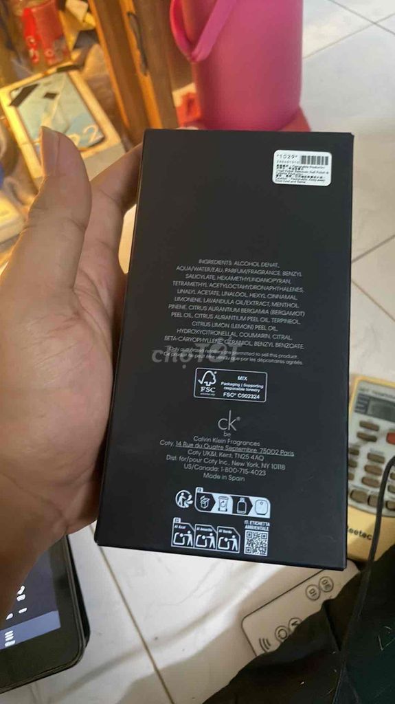 Nước hoa Calvin Klein CK Be 200ml Đen. Mua bán Nước hoa tại Quận Bình Thạnh Tp Hồ Chí Minh được đăng bởi HO NGOC KHANH VY hình 1