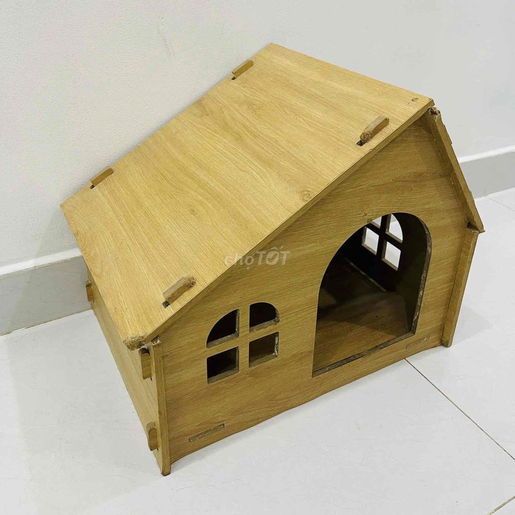 Nhà cho mèo gỗ tự nhiên. Mua bán Phụ kiện, Thức ăn, Dịch vụ tại Quận Phú Nhuận Tp Hồ Chí Minh được đăng bởi Lê Phi Yến hình 1
