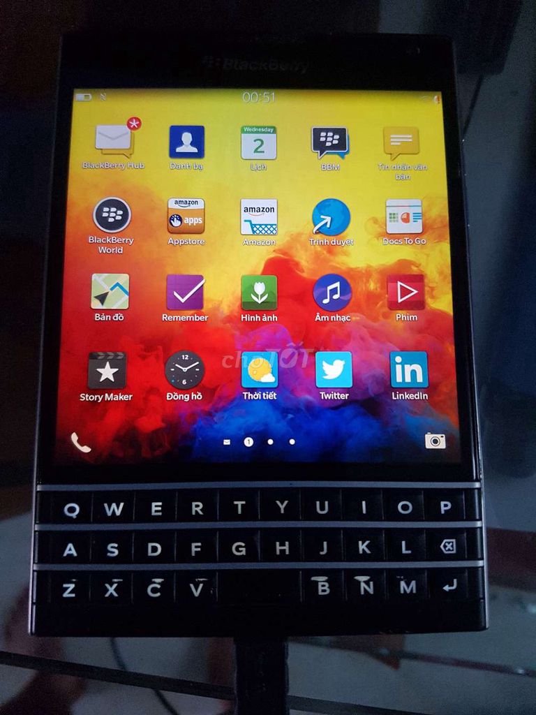 BlackBerry Passport Đen Nứt kính. Mua bán Điện thoại tại Quận Bình Tân Tp Hồ Chí Minh được đăng bởi minh tri hình 1