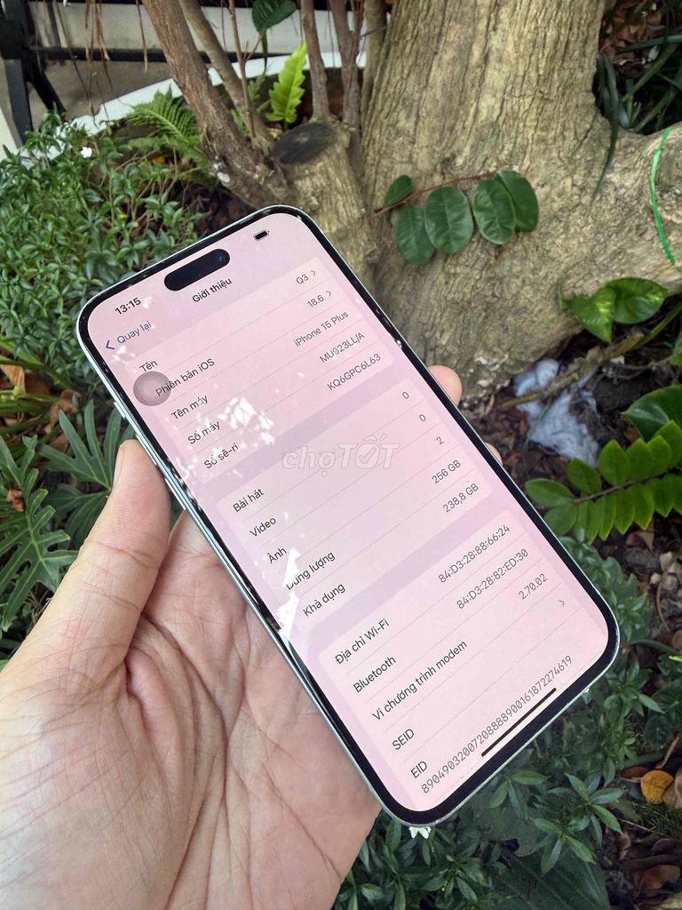 Apple iPhone 15 Plus 256GB Xanh lá 93% Zin áp. Mua bán Điện thoại tại Thành phố Sa Đéc Đồng Tháp được đăng bởi Thái An hình 1