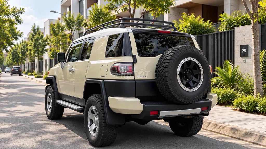 Toyota FJ Cruiser 2008 песочный Япония