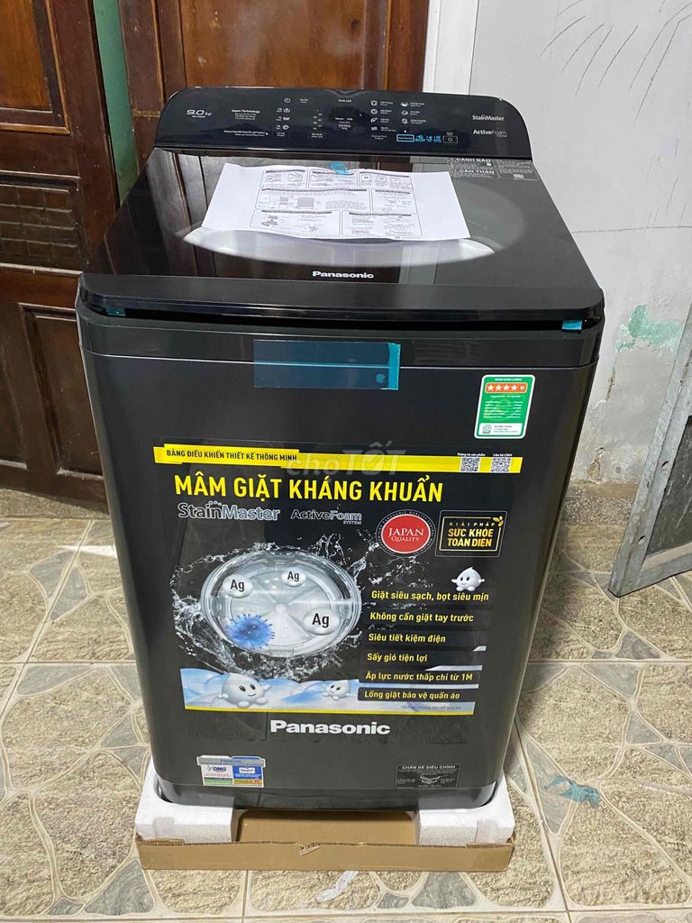 Máy giặt panasonic 9kg mới chưa dùng