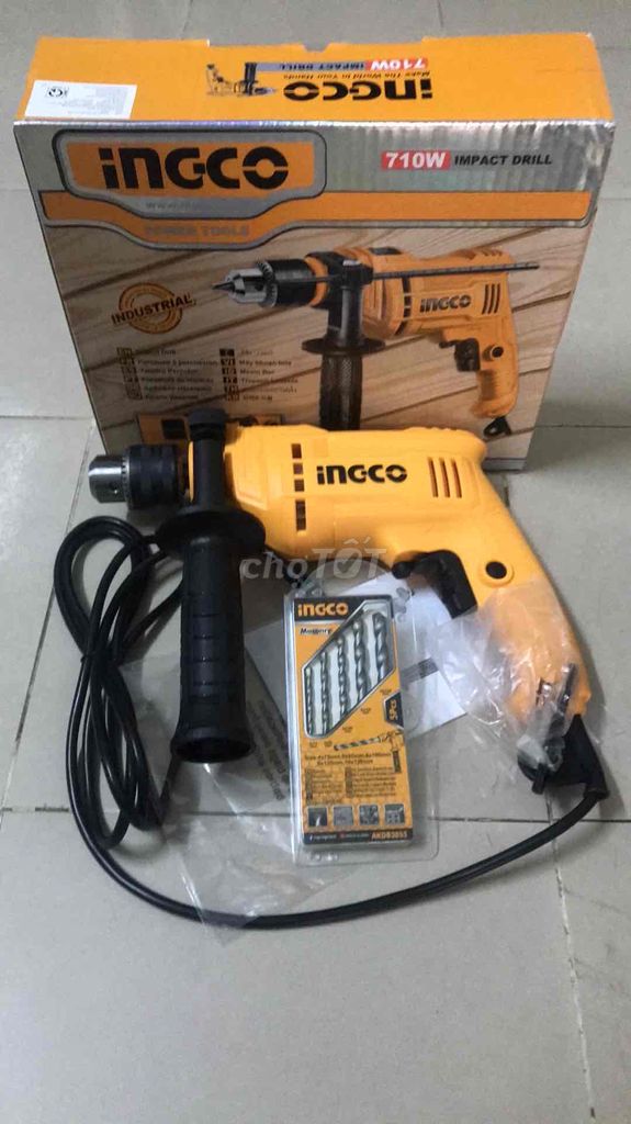Máy khoan (tặng bộ mũi khoan ingco). Mua bán Đồ chuyên dụng, Giống nuôi trồng tại Quận Bình Thạnh Tp Hồ Chí Minh được đăng bởi Dang Thai Huy hình 1