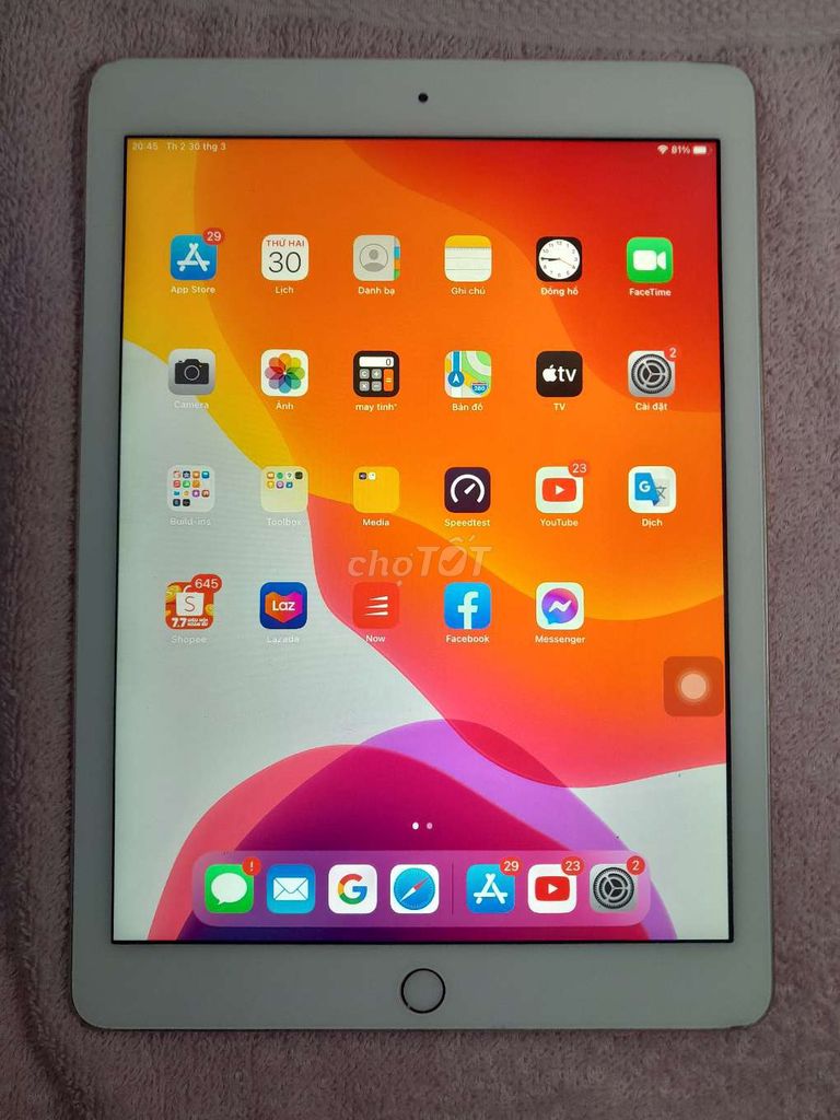 Ipad Air 2 (hoặc cần mua iphone). Mua bán Máy tính bảng tại Quận Bình Thạnh Tp Hồ Chí Minh được đăng bởi Tran Quoc Tuan hình 1