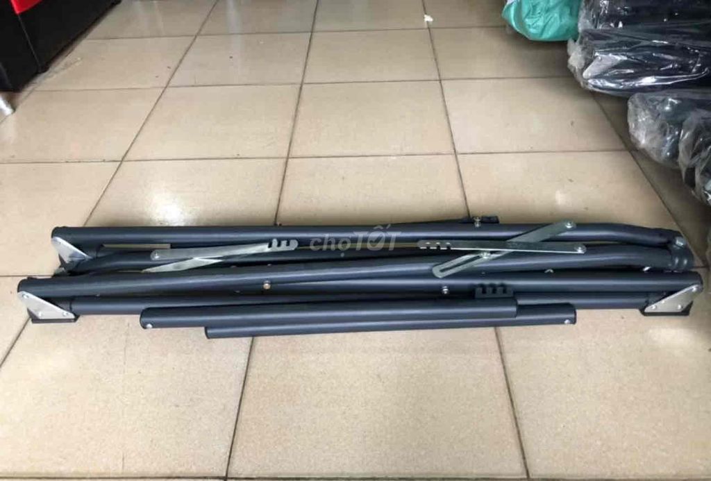 Khung võng xếp Sơn tĩnh điện Đen Gấp gọn. Mua bán Giường, chăn ga gối nệm tại Huyện Đức Hòa Long An được đăng bởi thanh thanh hình 1