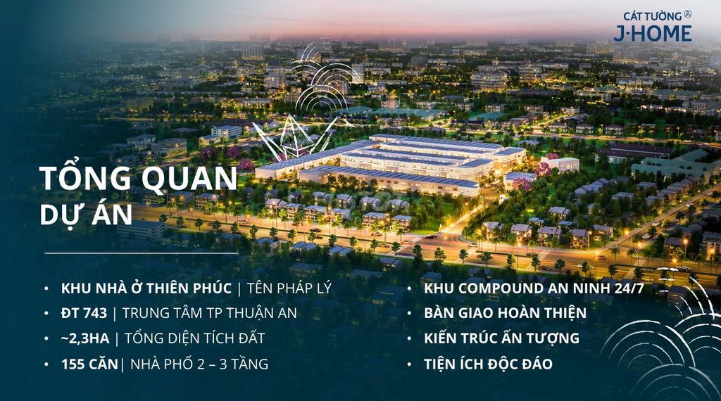 Bán căn góc nhà phố liền kề 1 trệt 2 lầu Khu nhà ở Cát Tường J-HOME