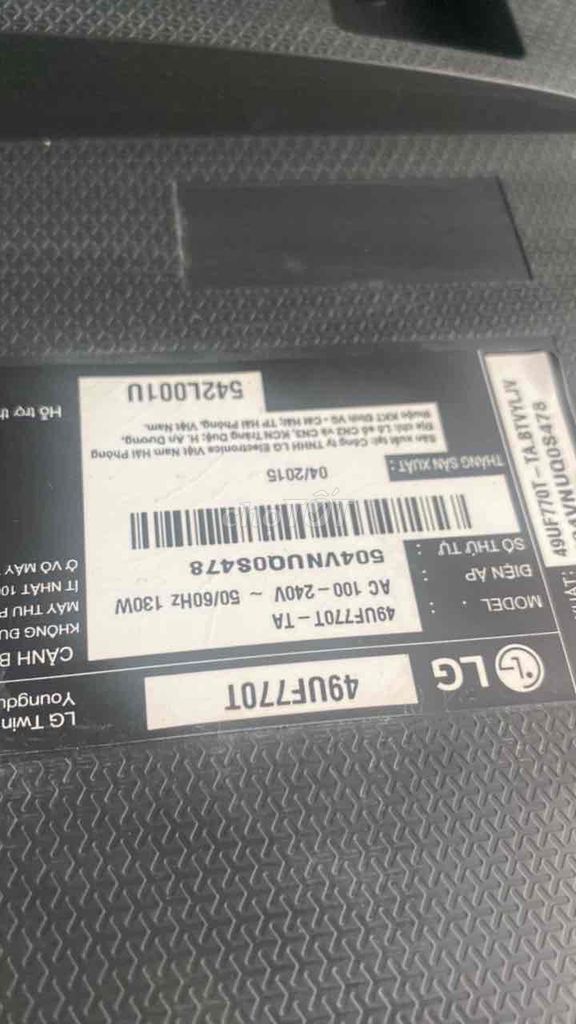 Tivi LG 49UF770T-TA. Mua bán Tivi, Âm thanh tại Quận Bình Tân Tp Hồ Chí Minh được đăng bởi mai trần hình 1