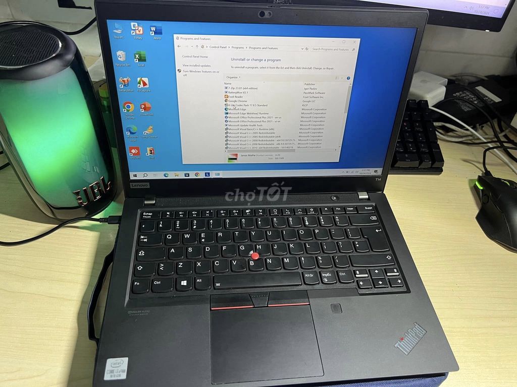 Thinkpad T14 Gen 1 I7-10610U/Ram 24GB/SSD 512/98%