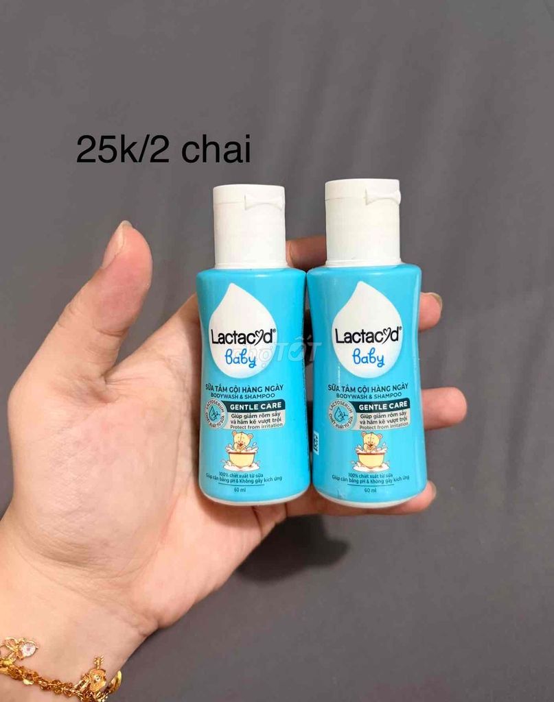 Sữa tắm gội Lactacyd trẻ em 60ml (2 tặng1). Mua bán Mẹ và bé tại Thành phố Long Xuyên An Giang được đăng bởi Cẩm Vân hình 1