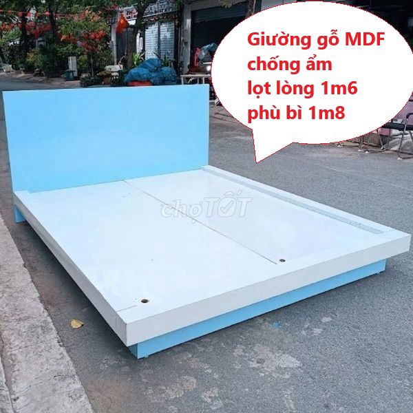 Giường ngủ Gỗ MDF, giường gỗ công nghiệp thanh lý. Mua bán Giường, chăn ga gối nệm tại Quận Gò Vấp Tp Hồ Chí Minh được đăng bởi Kho Đồ cũ Phú Nhàn hình 1