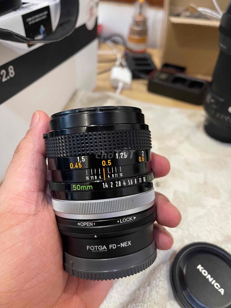 Ống kính Canon FD 50mm 1:1.4. Mua bán Máy ảnh, Máy quay tại Quận Sơn Trà Đà Nẵng được đăng bởi Hoang Tran hình 1